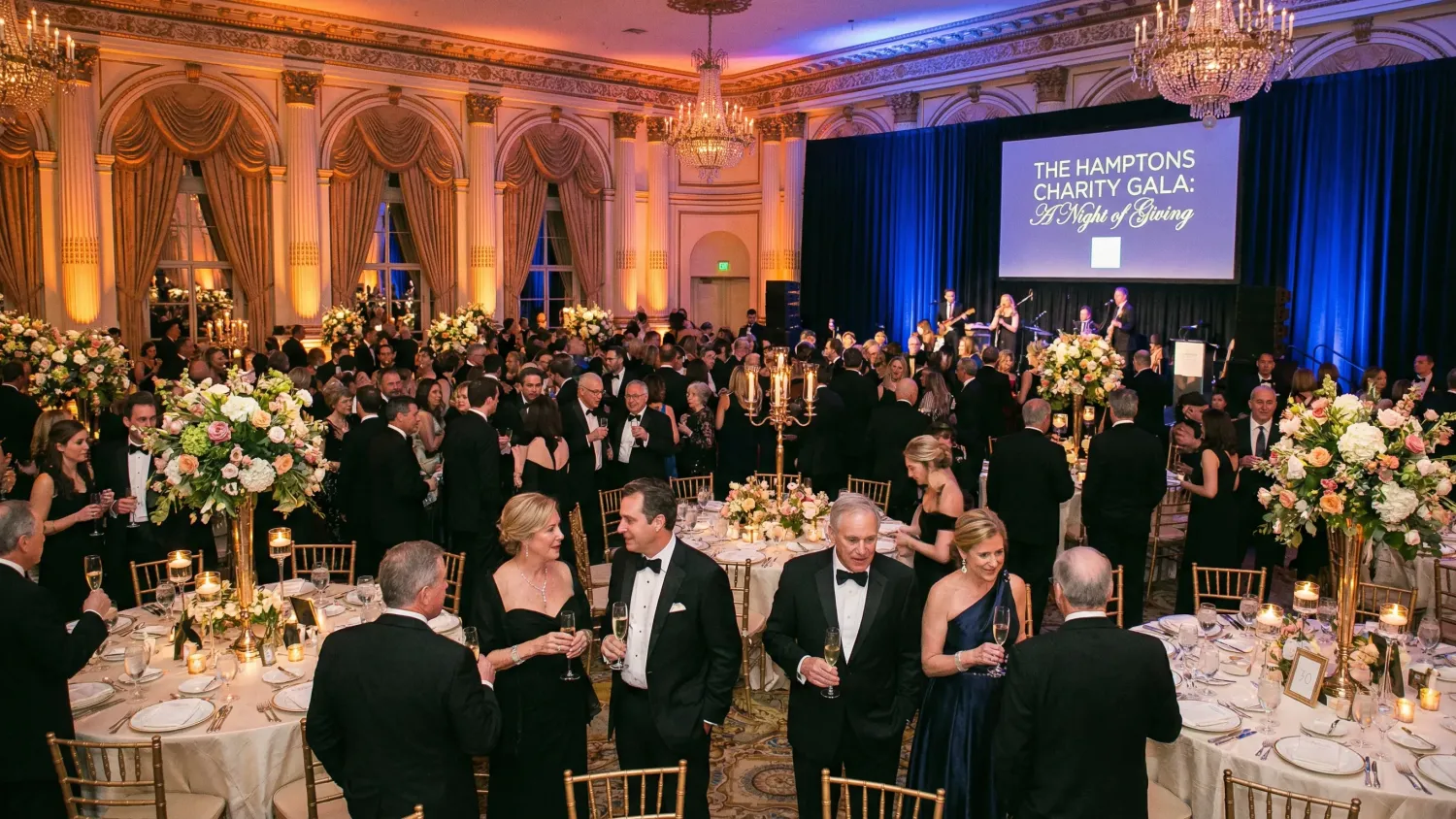 Elegant fundraising gala benefiting Meridian School